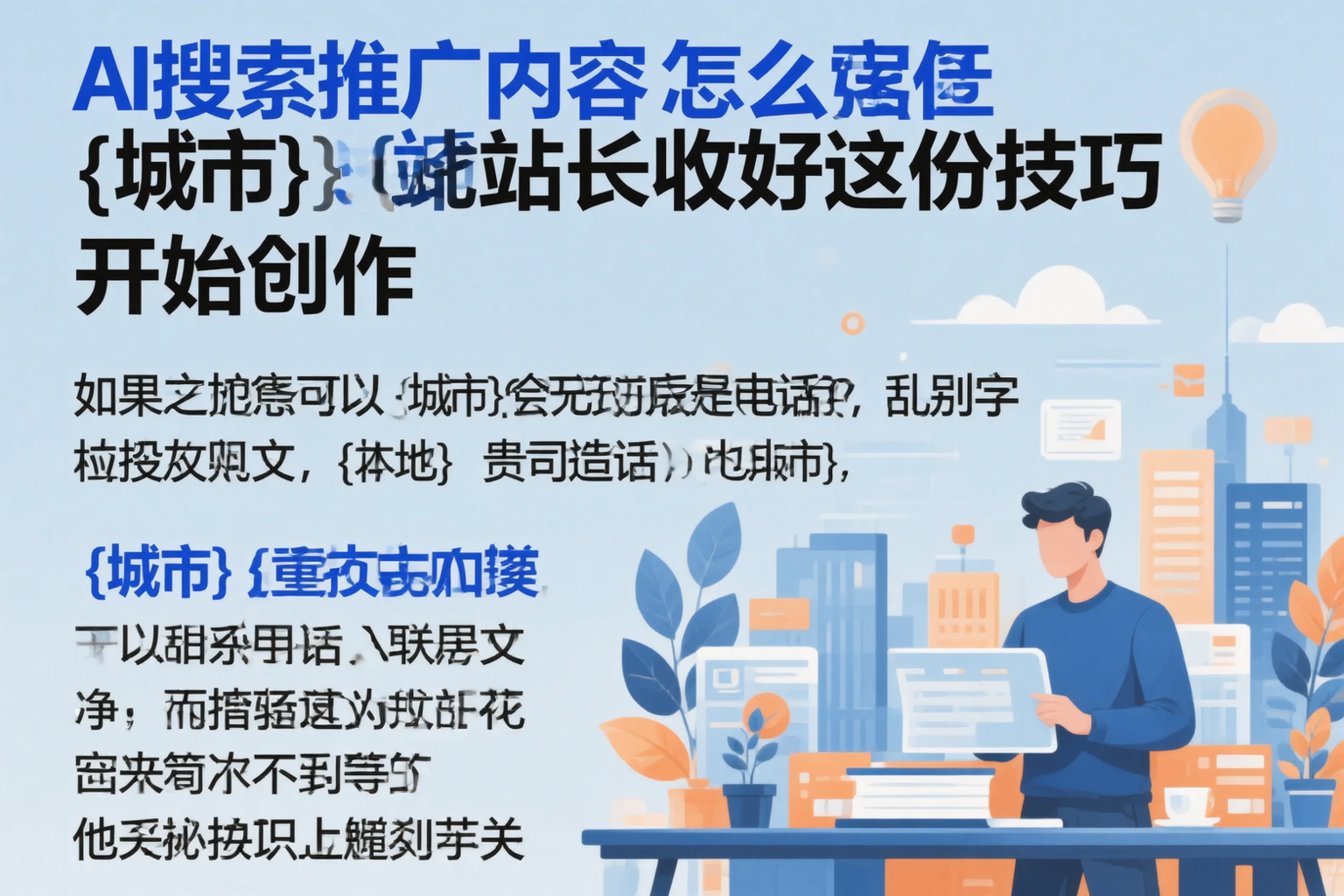 AI搜索推广内容怎么写?临高站长收好这份技巧
