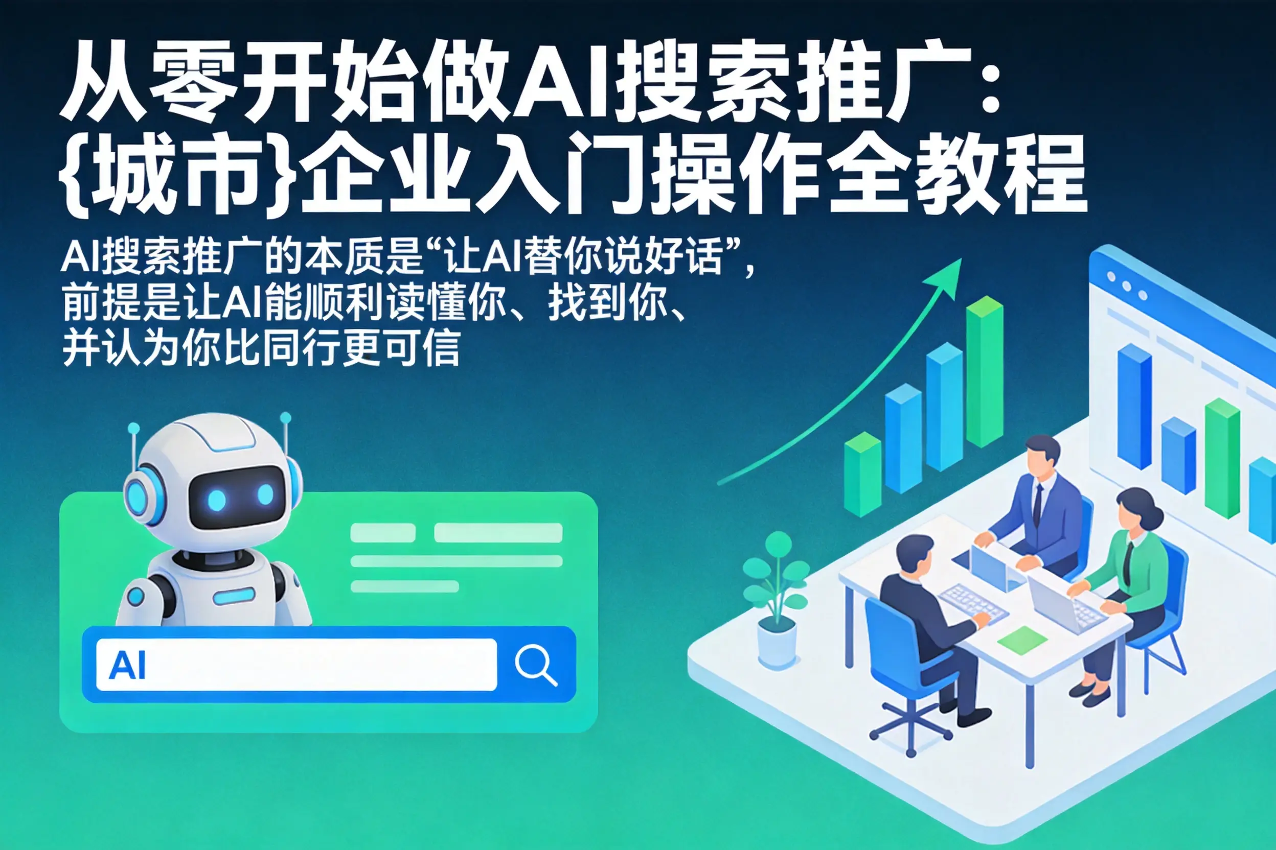 从零开始做AI搜索推广：临高企业入门操作全教程
