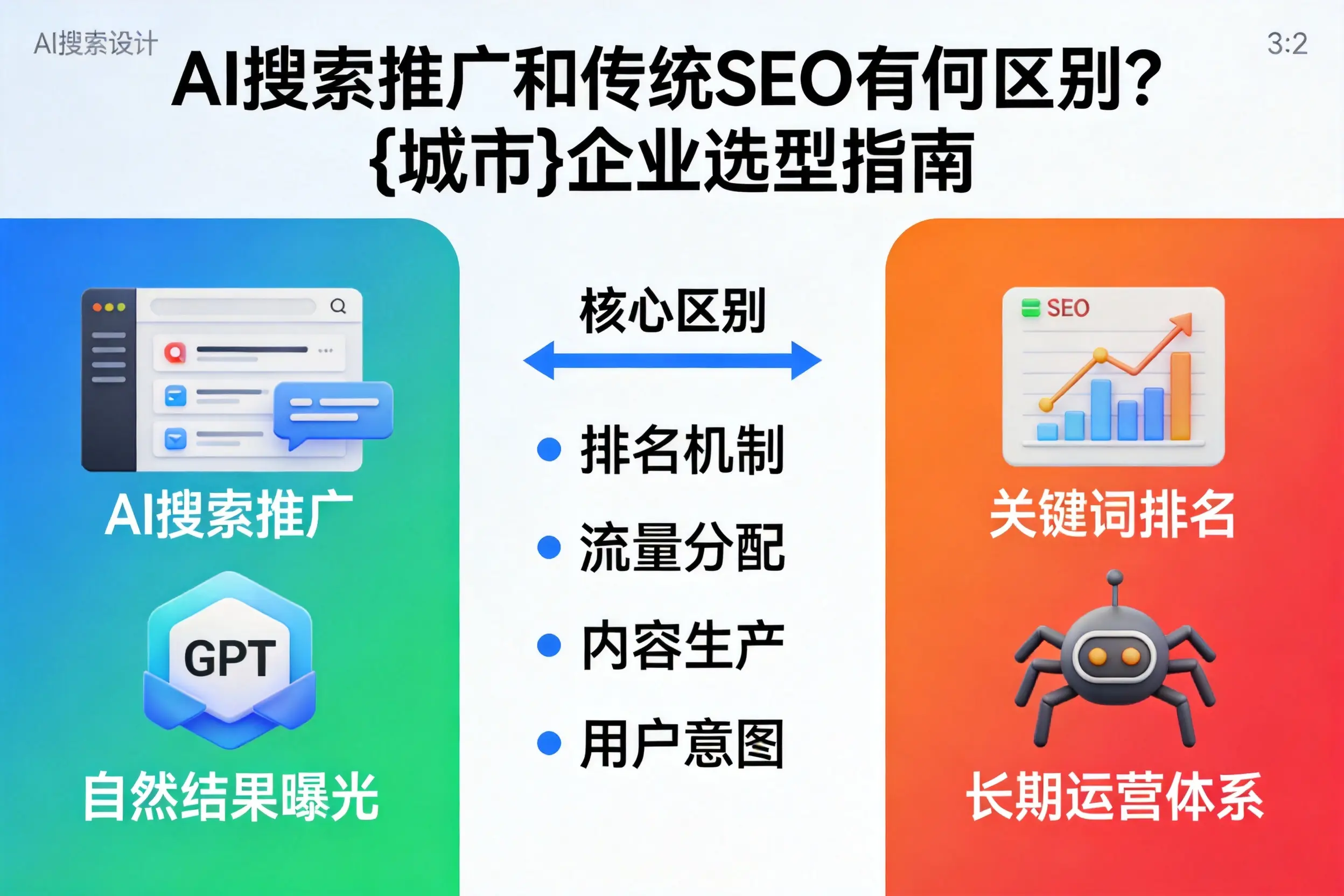 AI搜索推广和传统SEO有何区别？临高企业选型指南