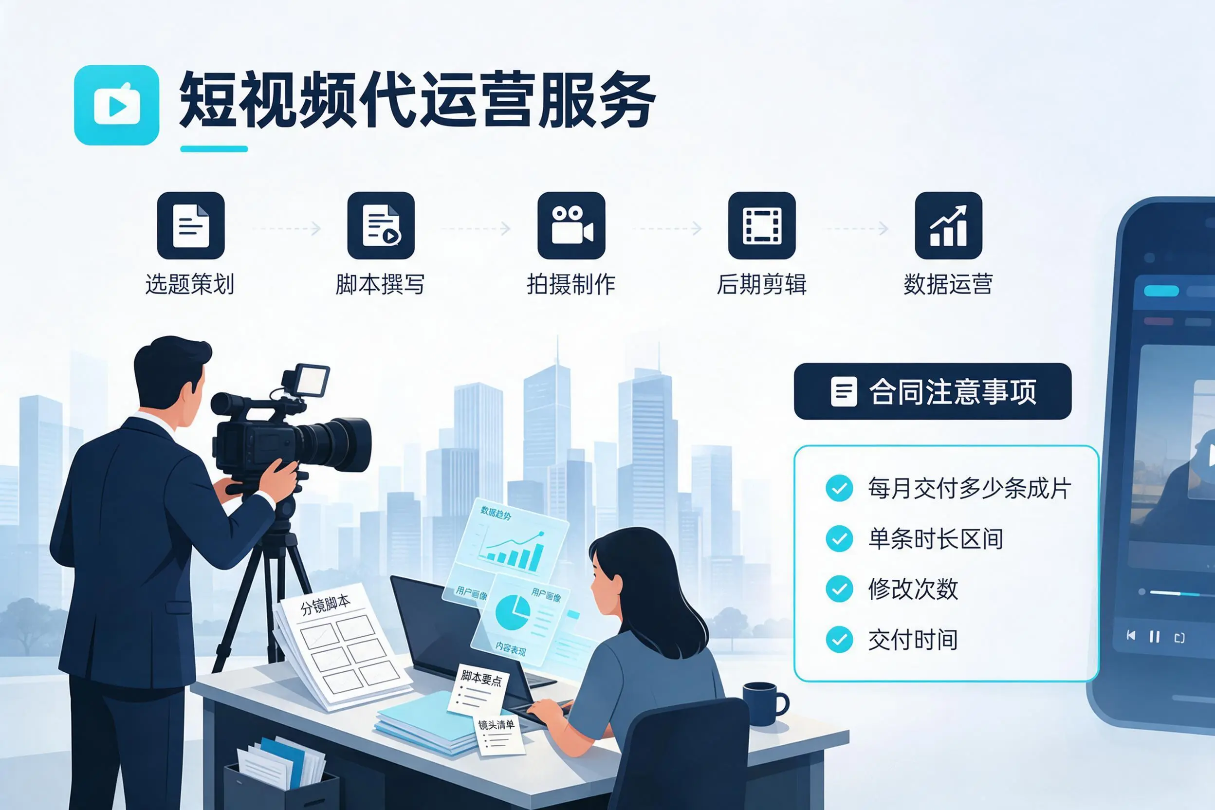 短视频代运营包含哪些服务？临高企业常见问题科普