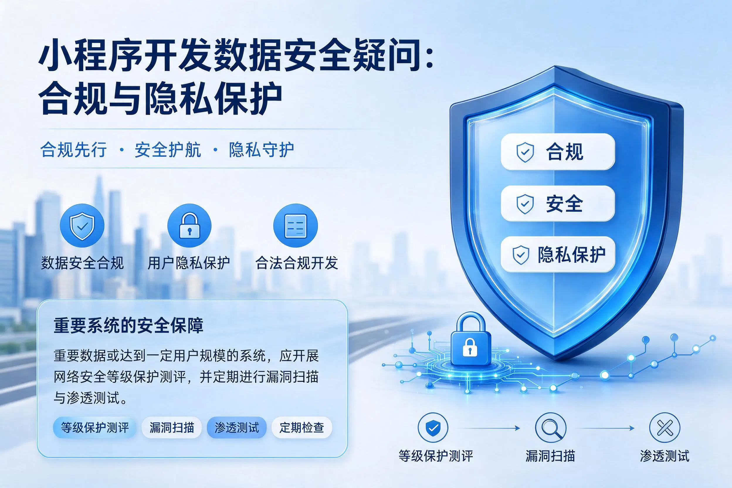 临高小程序开发数据安全疑问:合规与隐私保护