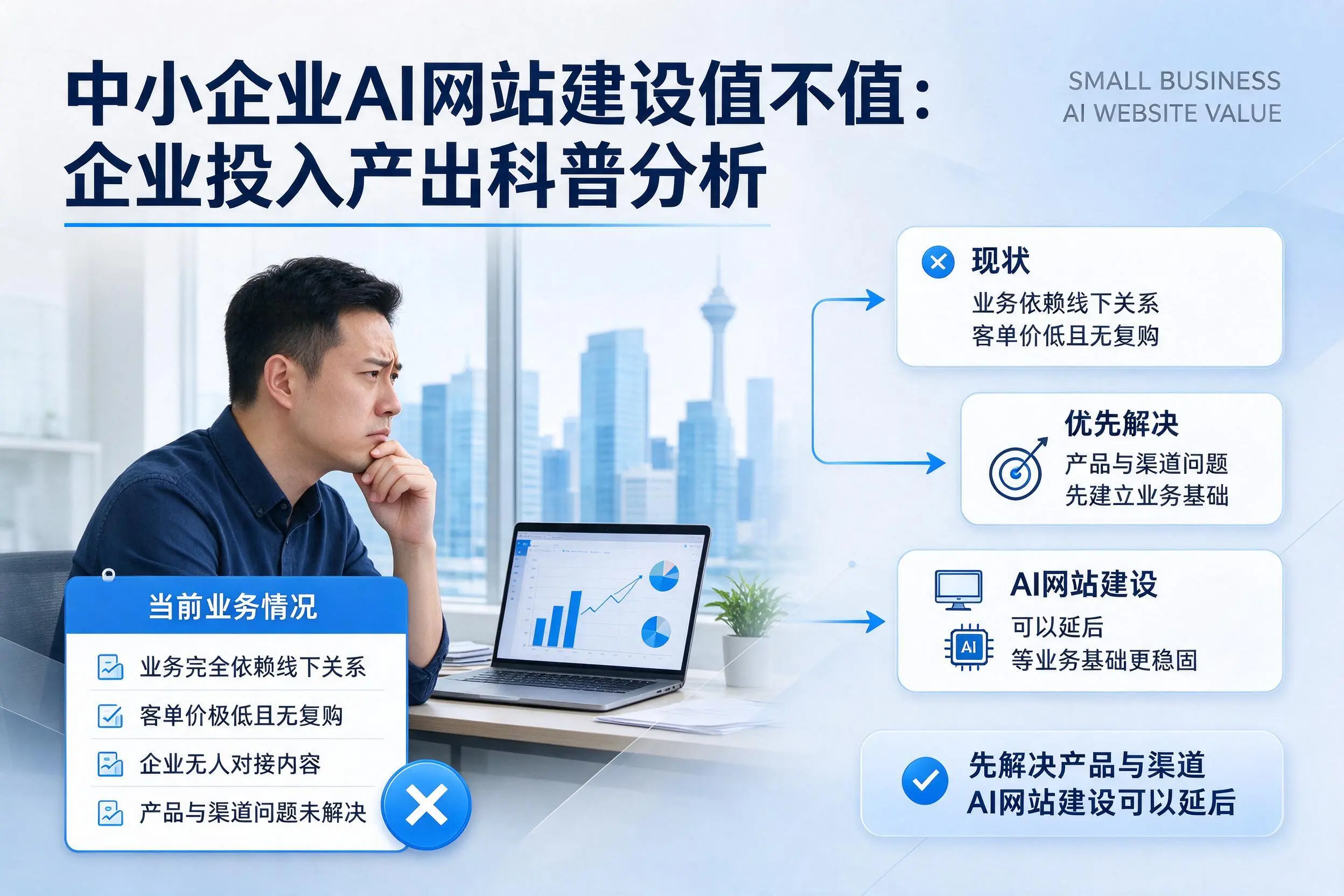 中小企业AI网站建设值不值：临高企业投入产出科普分析