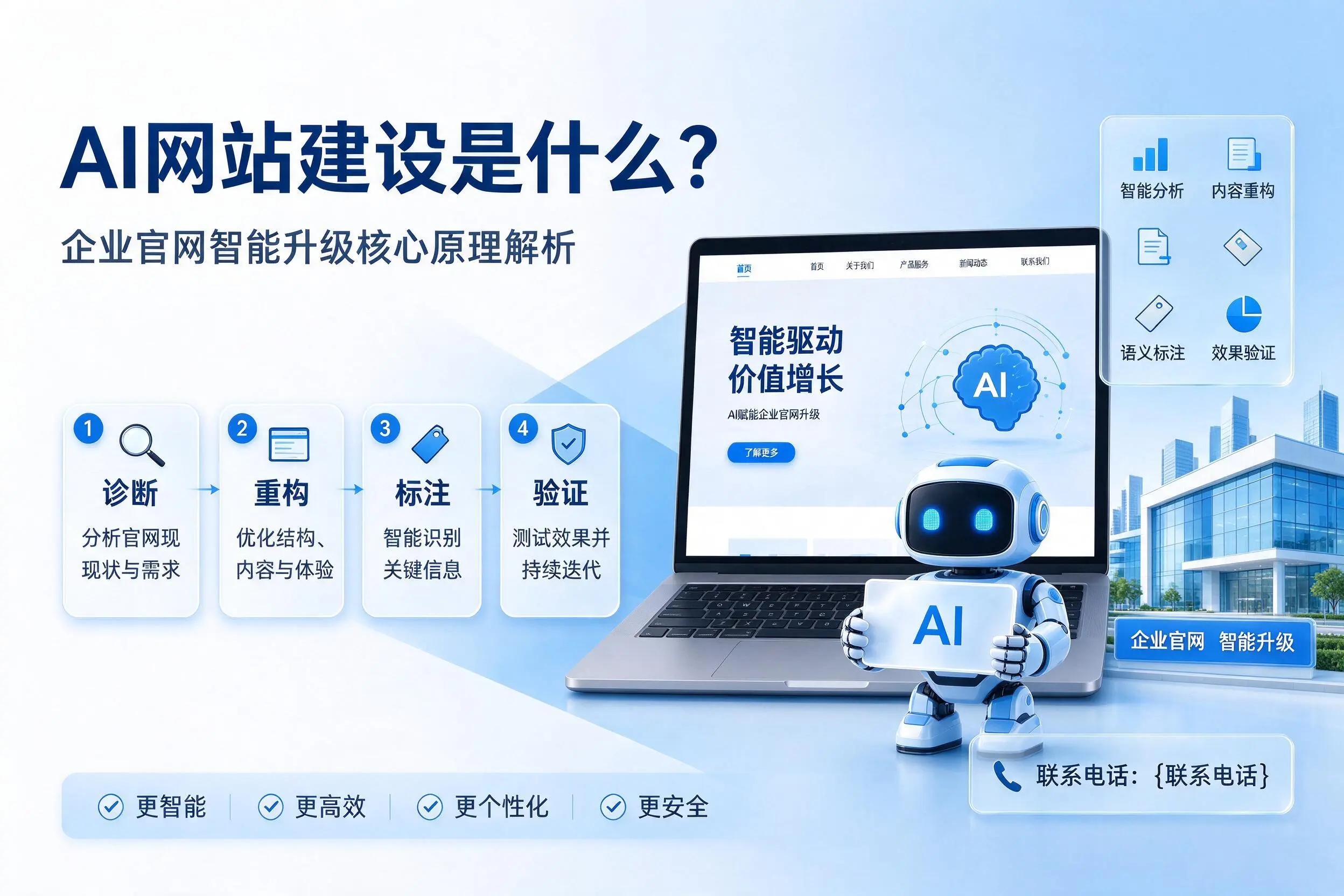 AI网站建设是什么?临高企业官网智能升级核心原理解析
